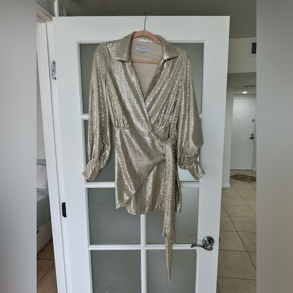 NEVERFULLY DRESSED disco glam mini dress - Picture 5 of 13